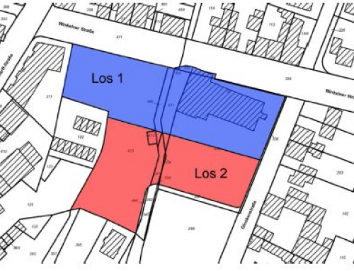 Öffentliche Ausschreibung bis 15.10.2021 – Gebotsverfahren Winkelner Straße